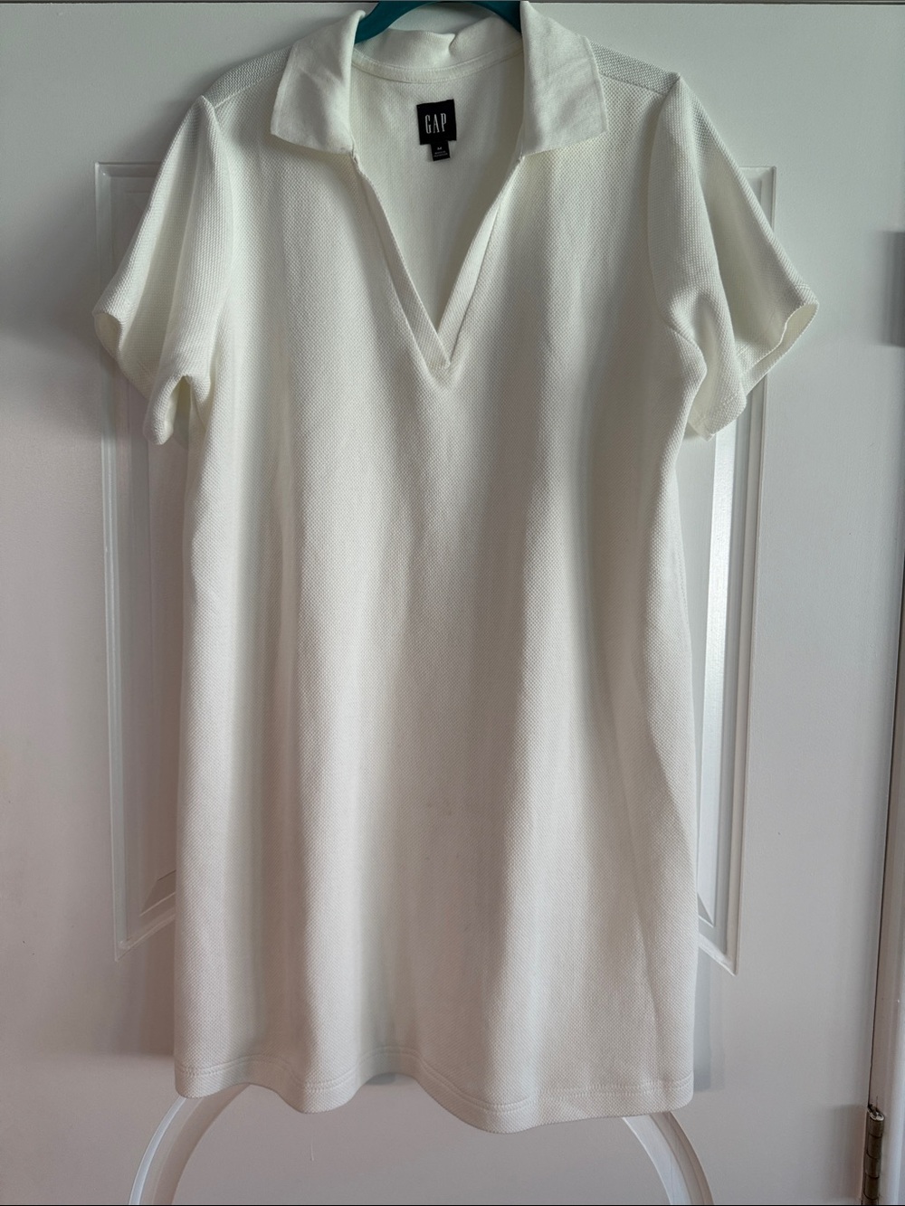 Premium Cotton V Neck Polo Dress from GAP EUC